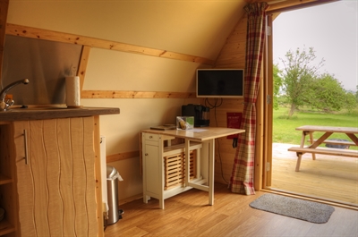 Glamping interior